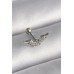 316L Çelik Gümüş Renk Zirkon Taş Detay Kanat Model Tragus Piercing - TJ-PR1291