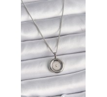 316L Çelik Gümüş Renk Zincir Gümüş Renk Altın Model Kadın Kolye - TJ-BKO9571