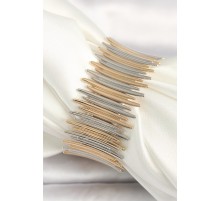 Pirinç Mix Renk Lastiklik VIP Seri Kadın Bileklik - TJ-BB6687