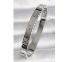 316L Çelik Gümüş Renk Cartier Model Kadın Bilezik - TJ-BB6736