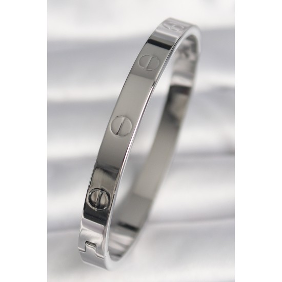 316L Çelik Gümüş Renk Cartier Model Kadın Bilezik - TJ-BB6736
