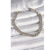 Pirinç Mix Renk Zirkon Taşlı Zincir Model VIP Seri Kadın Bileklik - TJ-BB6809