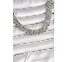 Pirinç Gümüş Renk Zirkon Taşlı Gurmet Kadın Kolye - TJ-BKO9927