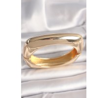 Pirinç Gold Renk Kare Model Kadın Kelpeçe - TJ-BB6860