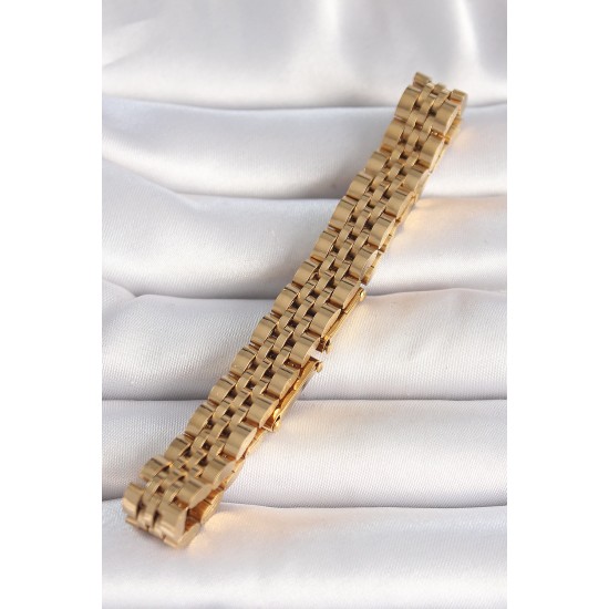 316L Çelik Gold Renk Zincir Model Erkek Bileklik - TJ-EB3722 316L Çelik Gold Renk Zincir Model Erkek Bileklik - TJ-EB3722