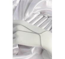 Pirinç Gümüş Renk Su Yolu Zirkon Taşlı Kadın Şahmeran - TJ-SN614