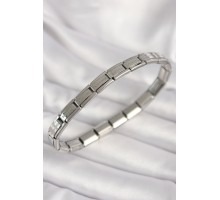 316L Çelik Gümüş Renk İnce Yazılı Nomination Kadın Bileklik - TJ-BB6876