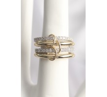 Pirinç Mix Renk Zirkon Taşlı 4'Lü Kadın Yüzük - TJ-BYK3706