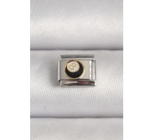 316L Çelik Gümüş Renk 8 Ball İşlemeli Nomination Charm - TJ-BC1209