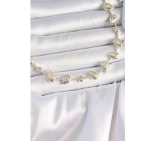 Pirinç Gold Renk Zirkon Taşlı Damla Model VIP Seri Exclusive Kadın Kolye - TJ-BKO10006