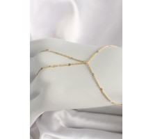 Pirinç Gold Renk Pul Detaylı Kadın Şahmeran - TJ-SN619