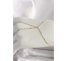 Pirinç Gold Renk Pul Detaylı Kadın Şahmeran - TJ-SN619