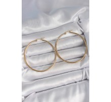 316 Çelik Gold Renk 53 mm Halka Model Kadın Küpe - TJ-BKP10511