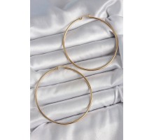 316 Çelik Gold Renk 63 mm Halka Model Kadın Küpe - TJ-BKP10512