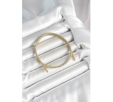 Mıknatıslı Gold Renk Sarmal Kadın Bileklik - TJ-BB6970