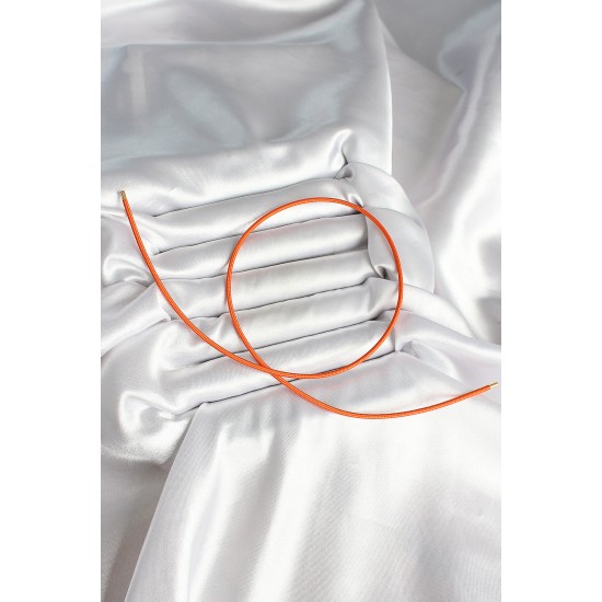 Mıknatıslı Turuncu Renk Sarmal Kadın Bileklik - TJ-BB6977