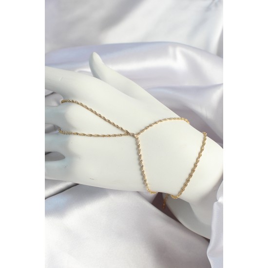 Pirinç Gold Renk Burgulu Şahmeran - TJ-SN636