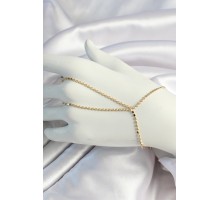 Pirinç Gold Renk Ezme Zincir Şahmeran - TJ-SN642