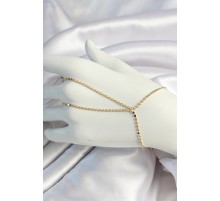 Pirinç Gold Renk Ezme Zincir Şahmeran - TJ-SN642