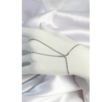 Pirinç Gümüş Renk Ezme Zincirli Şahmeran - TJ-SN649