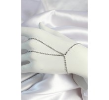 Pirinç Gümüş Renk Ezme Zincirli Şahmeran - TJ-SN649