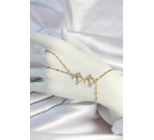 316L Çelik Zincirli Gold Renk Kuş Figürlü Şahmeran - TJ-SN661