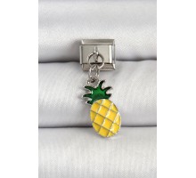 316L Çelik Gümüş Renk Ananas Model Nomination Charm - TJ-BC1496