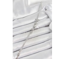 Pirinç Gümüş Renk Yıldız Model Kadın Bileklik - TJ-BB7067