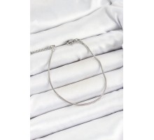 316L Çelik Gümüş Renk Yılan Zincir Erkek Bileklik - TJ-EB3728