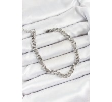 316L Çelik Gümüş Renk Zincir Erkek Bileklik - TJ-EB3733