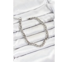 316L Çelik Gümüş Renk Zincir Erkek Bileklik - TJ-EB3733