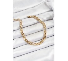 316L Çelik Gold Renk Zincir Erkek Bileklik - TJ-EB3734