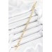 Pirinç Yonca Model Zirkon Taşlı Gold Renk VİP Seri Kadın Bileklik - TJ-BB7201