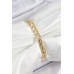 Pirinç Sıralı Ok Model Zirkon Taşlı Gold Renk VİP Seri Kadın Bileklik - TJ-BB7206