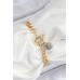 Pirinç Nazar Model Zirkon Taşlı Gold Renk VİP Seri Kadın Bileklik - TJ-BB7210