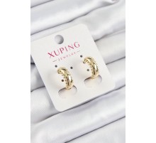 Xuping Çit Halka Model Gold Renk Kadın Küpe - TJ-BKP10841