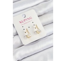 Xuping Zirkon Taşlı I Model Gold Renk Kadın Küpe - TJ-BKP10842