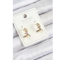 Xuping Zirkon Taşlı Kemer Model Gold Renk Kadın Küpe - TJ-BKP10852