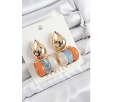 Pirinç Karışık Renk Vintage Model Kadın Küpe - TJ-BKP10864