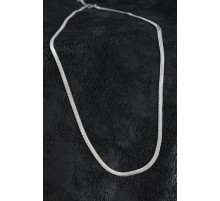 316L Çelik Klasik İtalyan Zincir Model Gümüş Renk Erkek Kolye - TJ-ERK1392