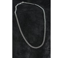 316L Çelik Kalın Zincir Model Gümüş Renk Erkek Kolye - TJ-ERK1400