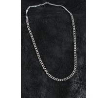 316L Çelik Klasik Zincir Model Gümüş Renk Erkek Kolye - TJ-ERK1403