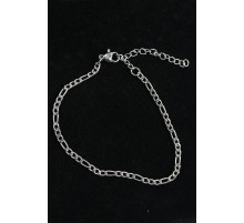 316L Çelik Figaro Model Gümüş Renk Erkek Bileklik - TJ-EB3738