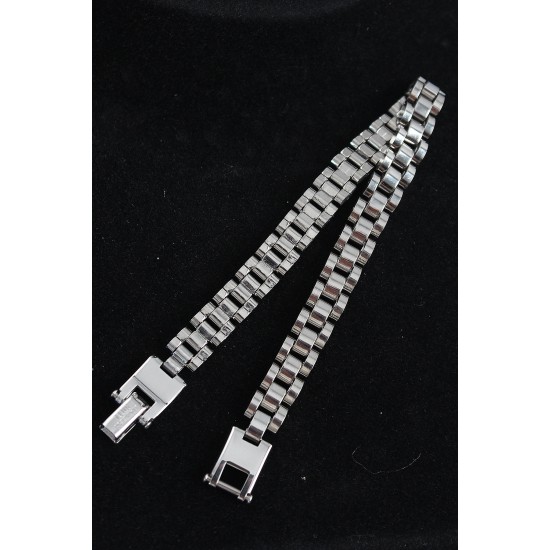 316L Çelik Kordon Model Gümüş Renk Erkek Bileklik - TJ-EB3753