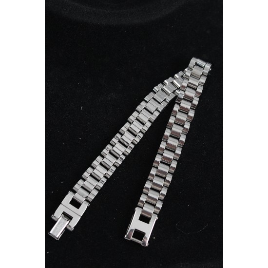 316L Çelik Kordon Model Gümüş Renk Erkek Bileklik - TJ-EB3752