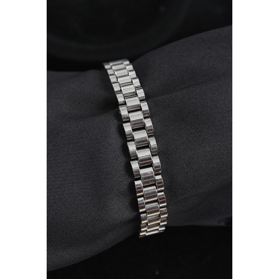 316L Çelik Kordon Model Gümüş Renk Erkek Bileklik - TJ-EB3752