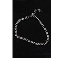 316L Çelik İnce Klasik Model Gümüş Renk Erkek Bileklik - TJ-EB3749