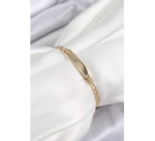 Pirinç Dikdörtgen Model Gold Renk Xuping Bebek Künyesi - TJ-BB7434