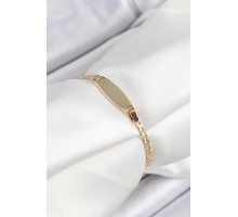 Pirinç Oval Model Gold Renk Xuping Bebek Künyesi - TJ-BB7435