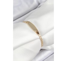 Pirinç Oval Model Gold Renk Xuping Bebek Künyesi - TJ-BB7435